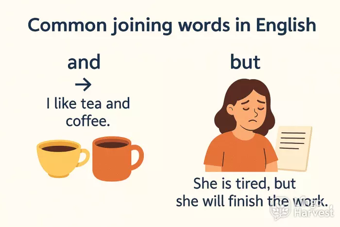 joining words and but examples