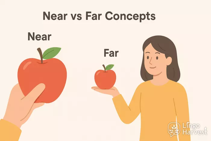 near far this that apples