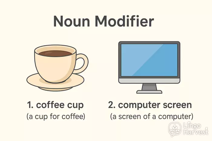 noun modifier examples
