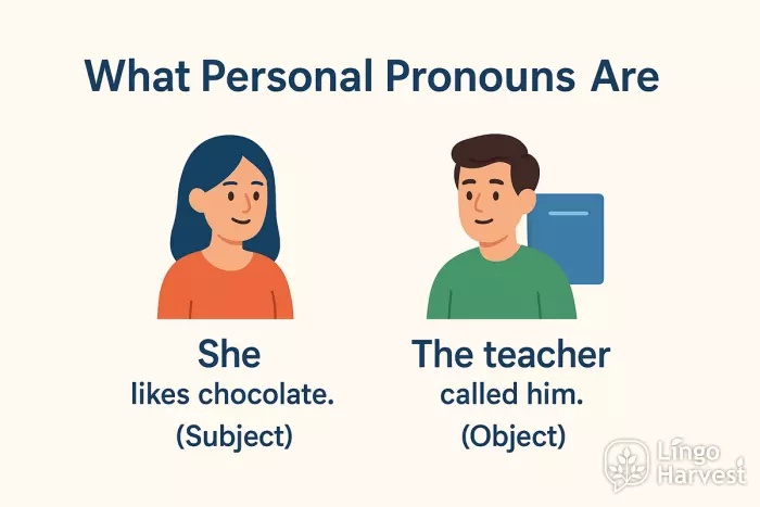 personal pronouns subject object
