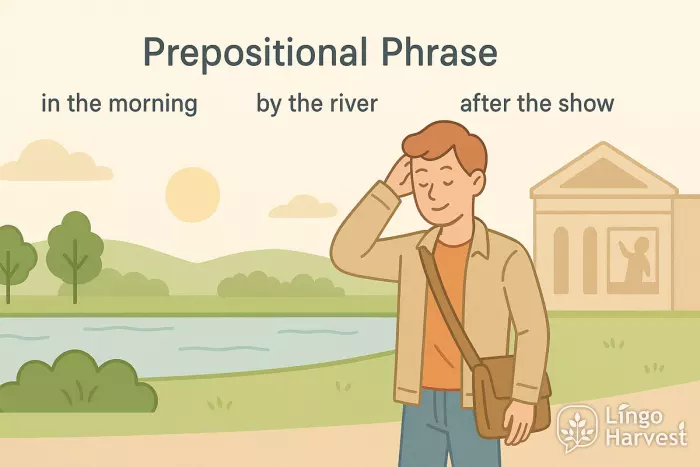 prepositional phrase morning river show