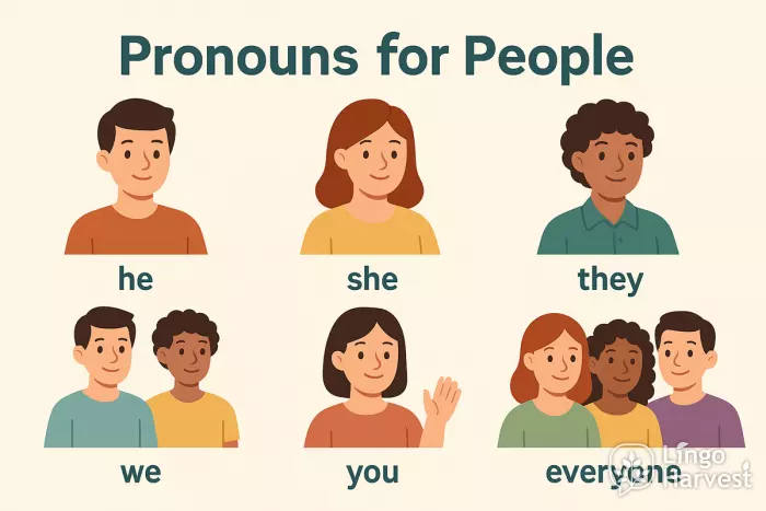 pronouns for people chart