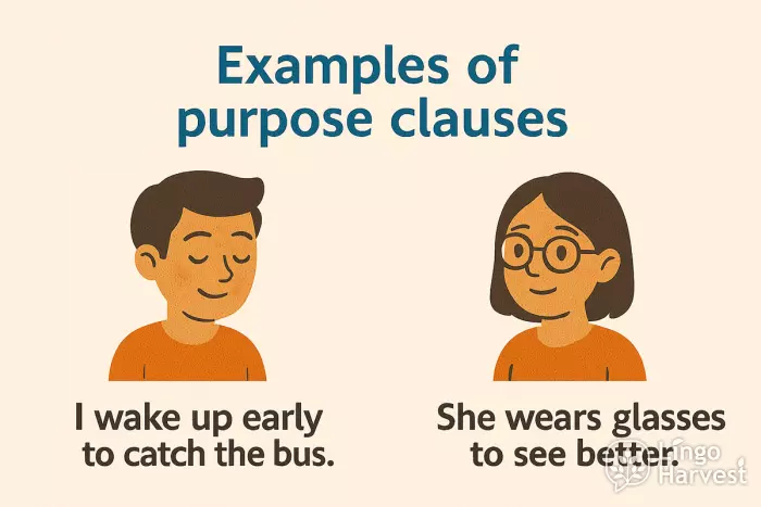purpose clauses to infinitive examples