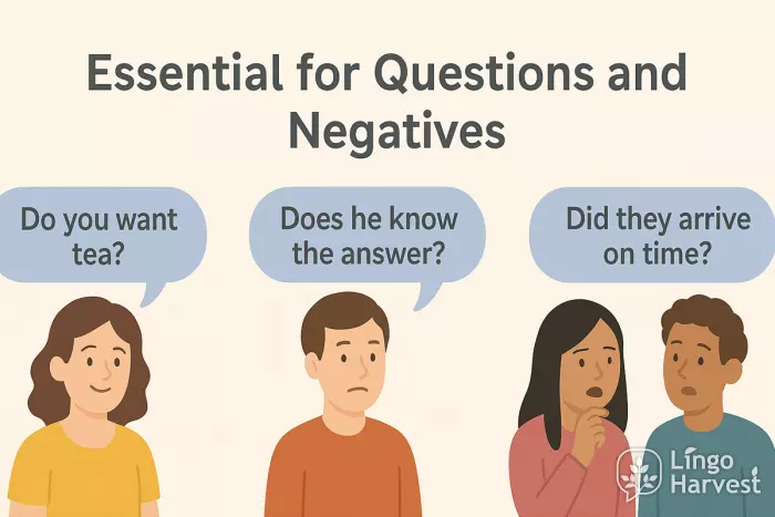 questions negatives auxiliary verbs