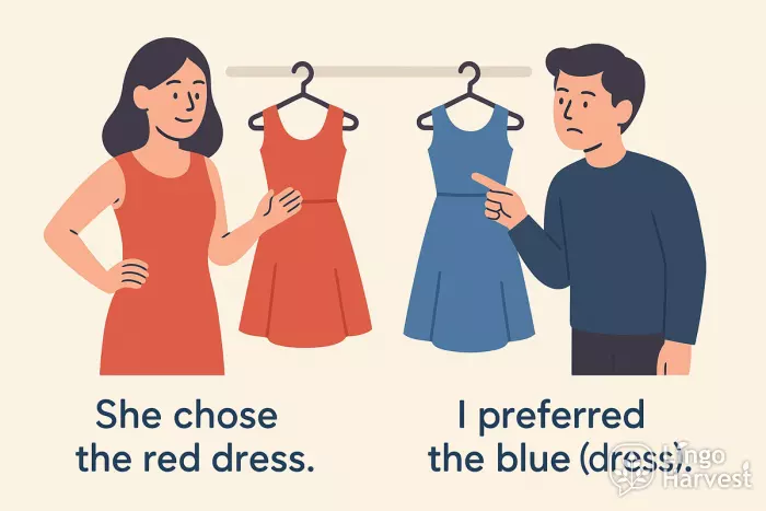 red vs blue dress choice