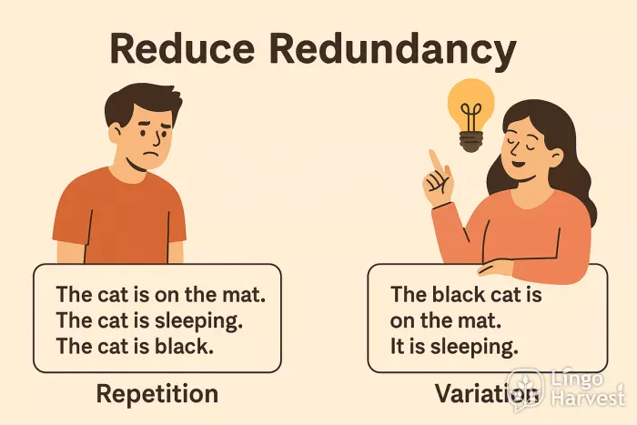 reduce redundancy example