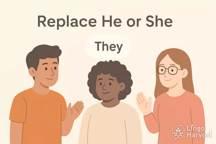 replace he she they