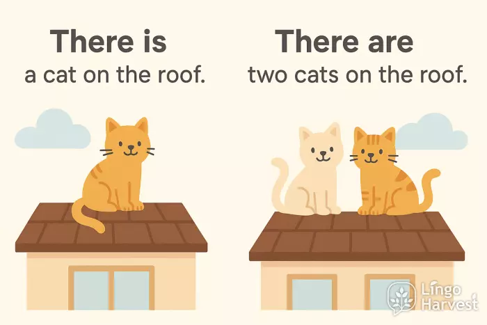 there is there are cats