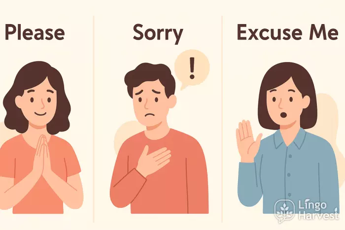 Understanding the nuances: please sorry excuse me