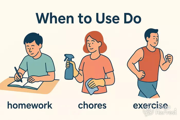 when to use do homework chores exercise