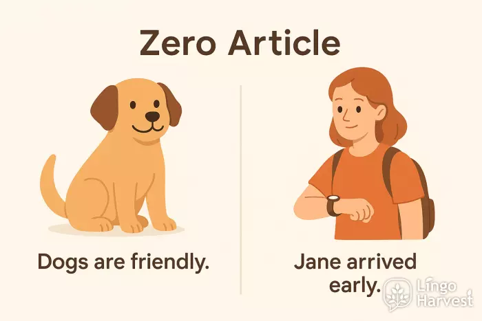 zero article dogs jane