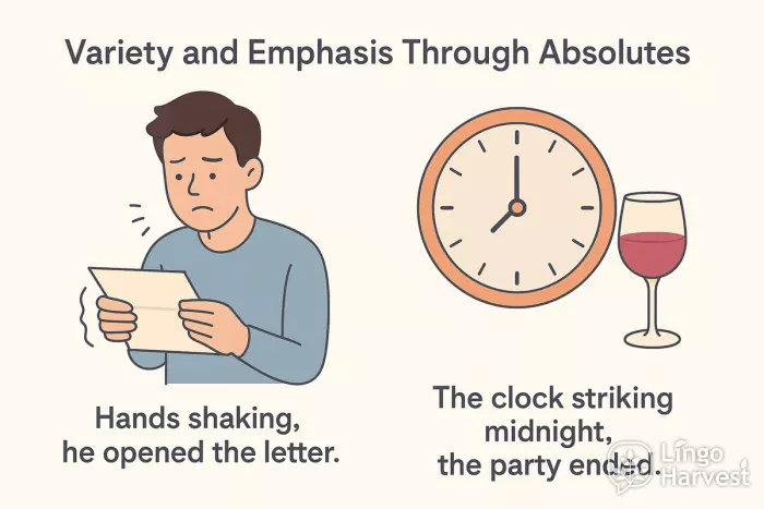 absolute phrase examples