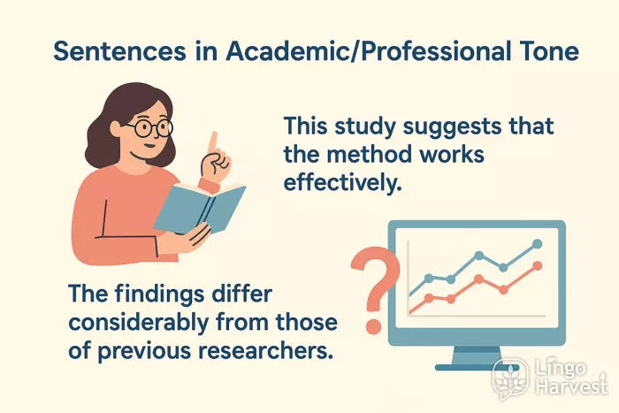 academic tone sentence examples