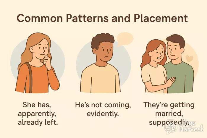 adverb placement patterns
