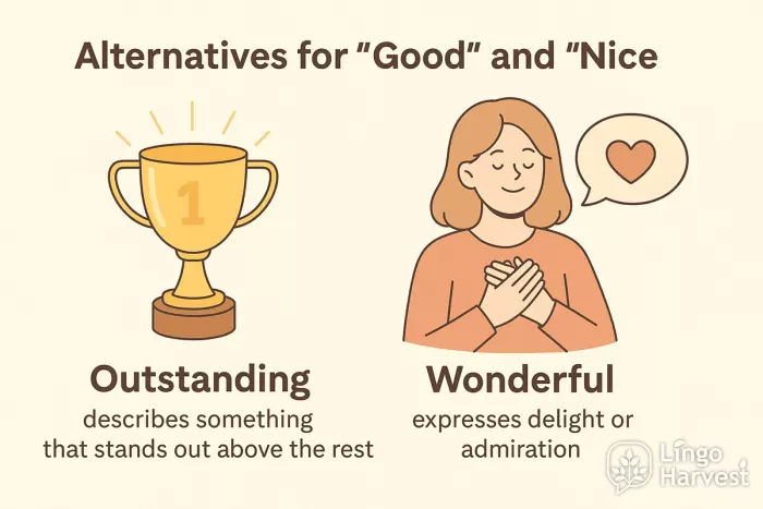 alternatives good nice outstanding wonderful