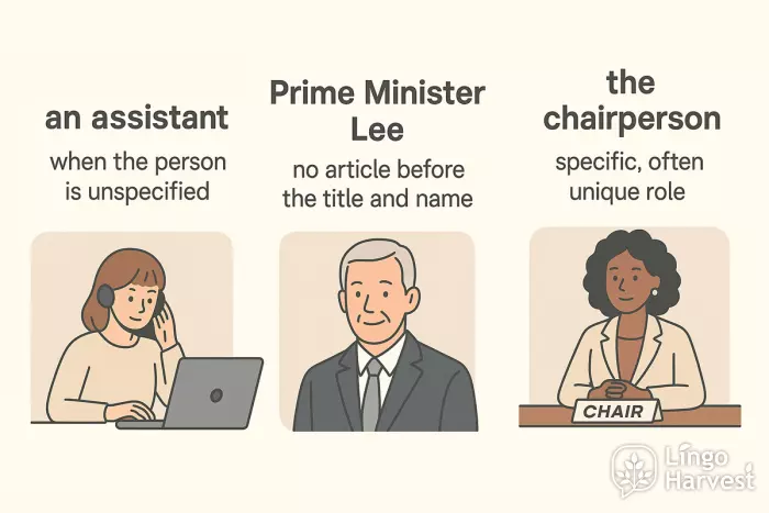 an assistant prime minister chairperson
