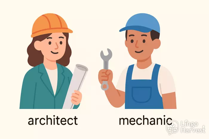 architect and mechanic roles