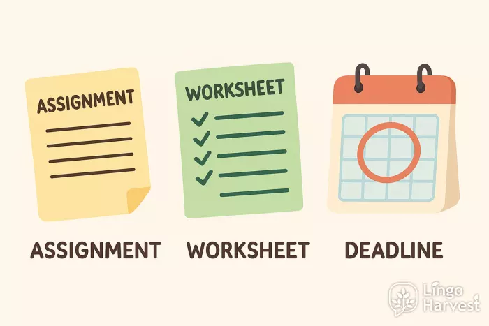 assignment worksheet deadline