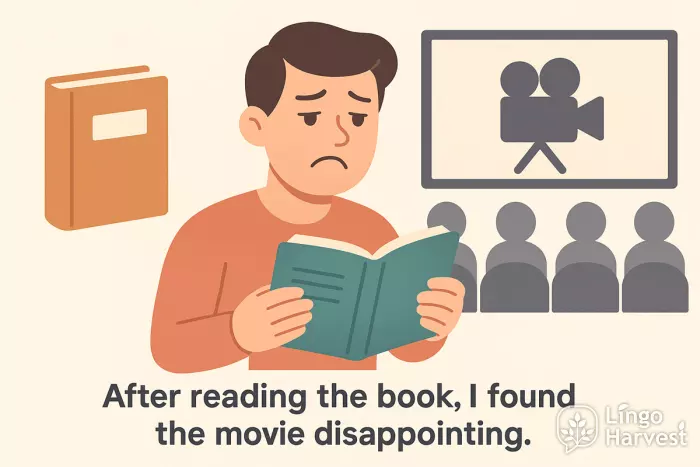 book before disappointing movie