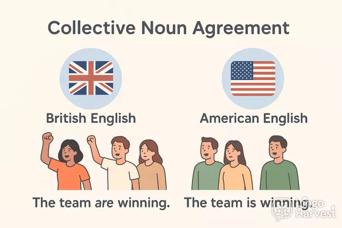 british vs american team are is