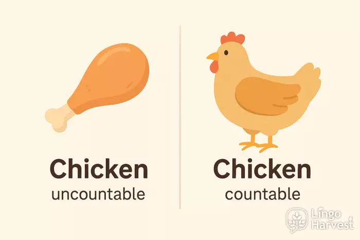 chicken countable uncountable