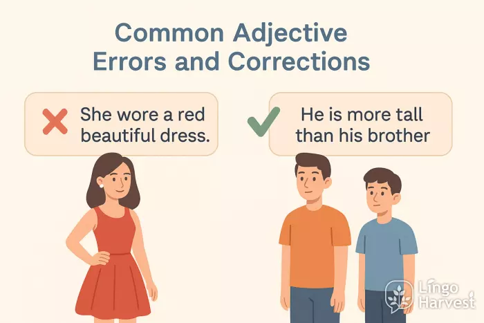 common adjective errors examples