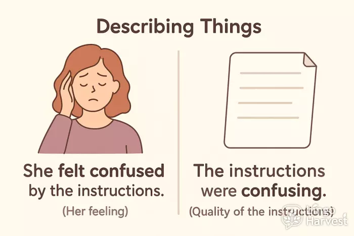 confused vs confusing meaning