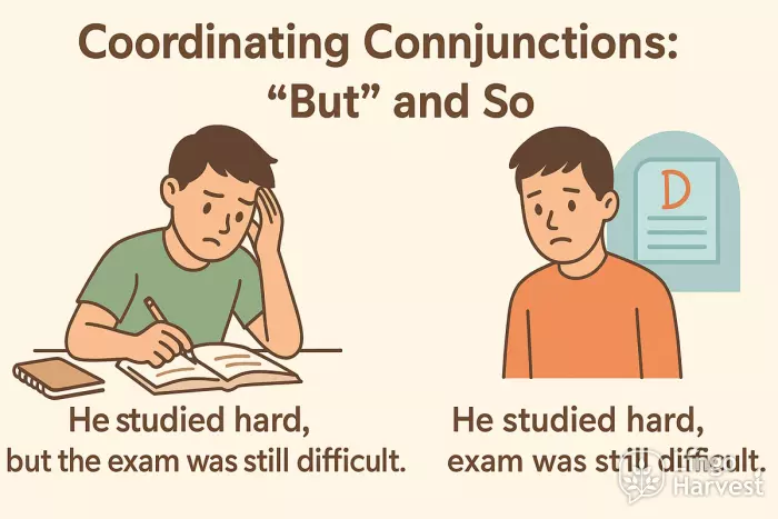 coordinating conjunctions but and so