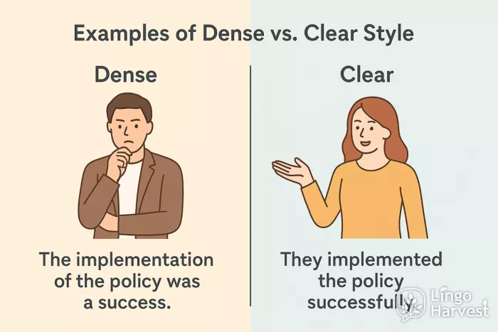 dense vs clear style
