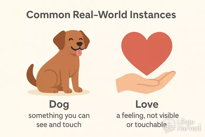 dog vs love tangible intangible