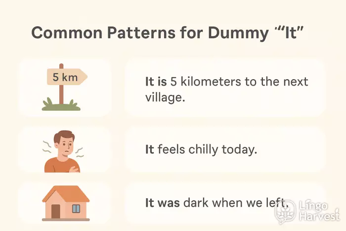 dummy it common patterns
