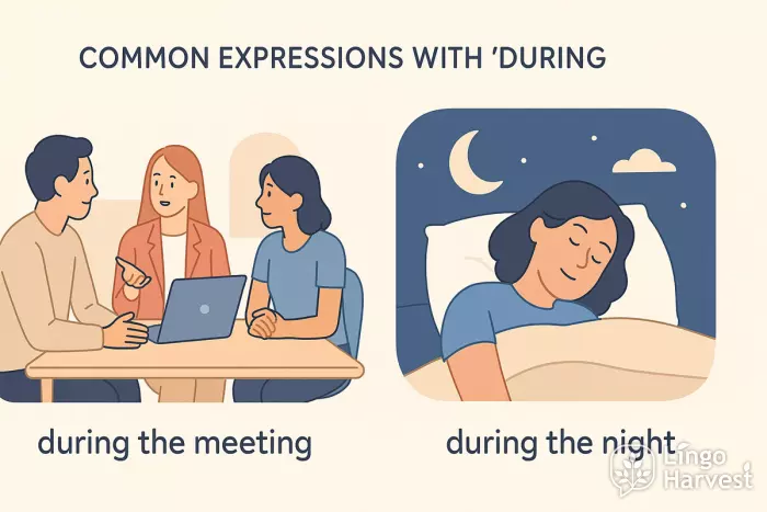 during the meeting and night