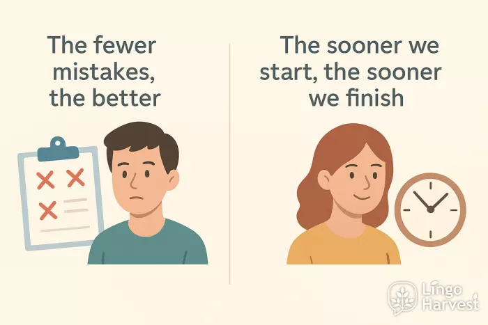 fewer mistakes sooner finish