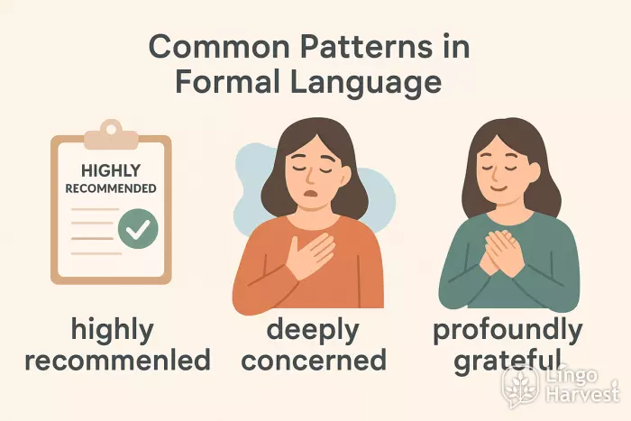 formal language patterns examples