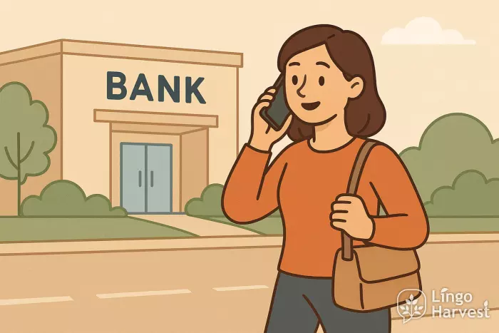 go to the bank example