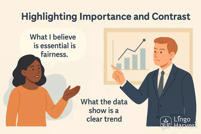 importance contrast examples