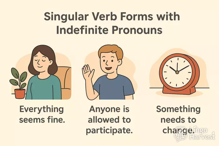 indefinite pronouns singular verbs