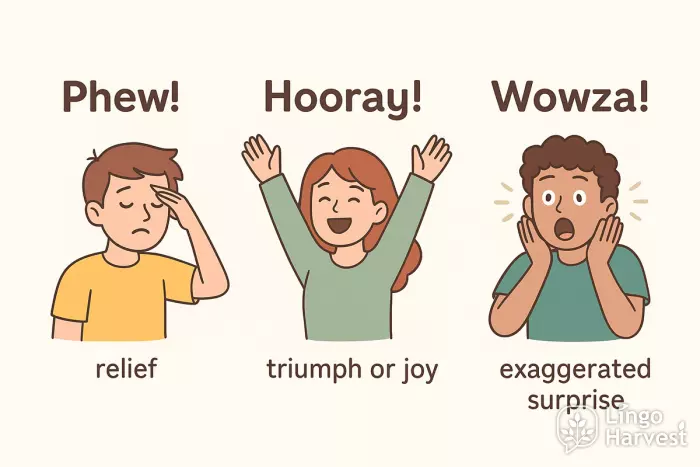interjections relief joy surprise