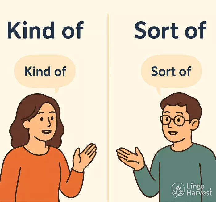 kind of vs sort of scene