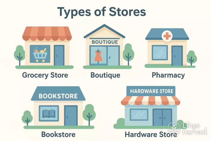 Place Nouns - Shops and Stores