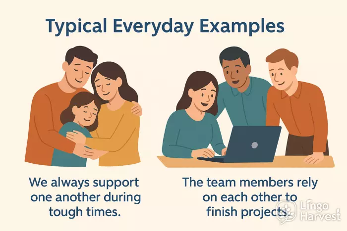 one another each other examples