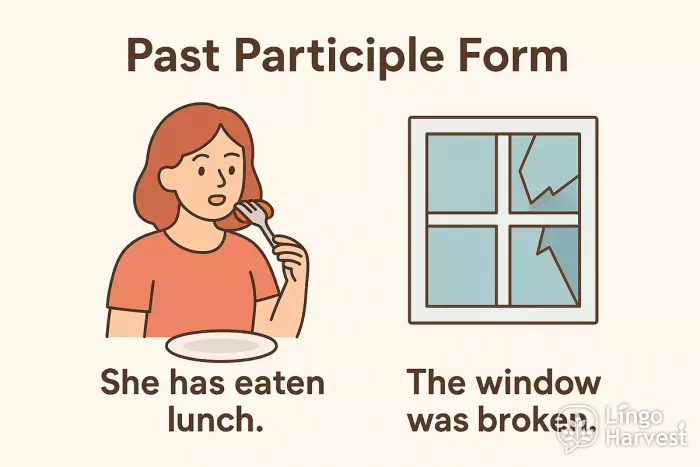 past participle eaten broken