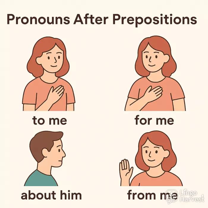 pronouns after prepositions