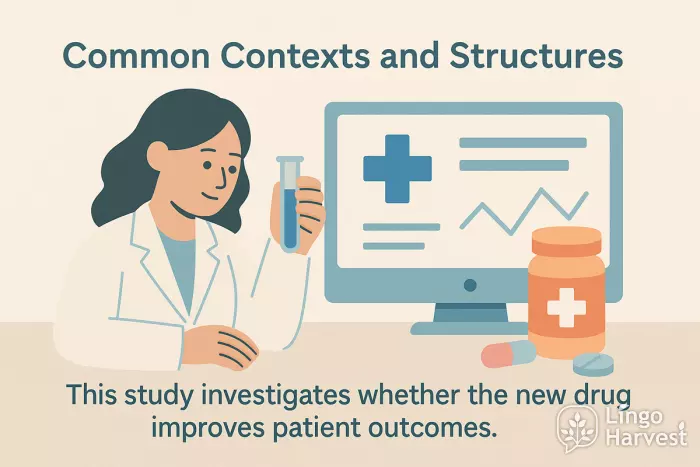 research context drug study outcome
