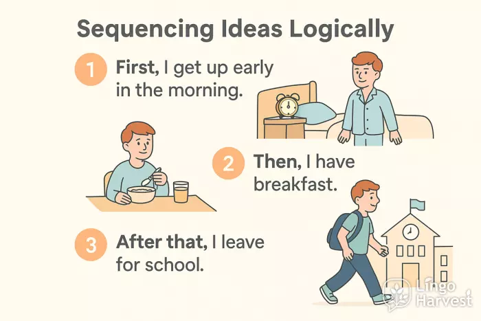 sequencing ideas logically steps