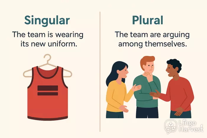 singular vs plural team usage