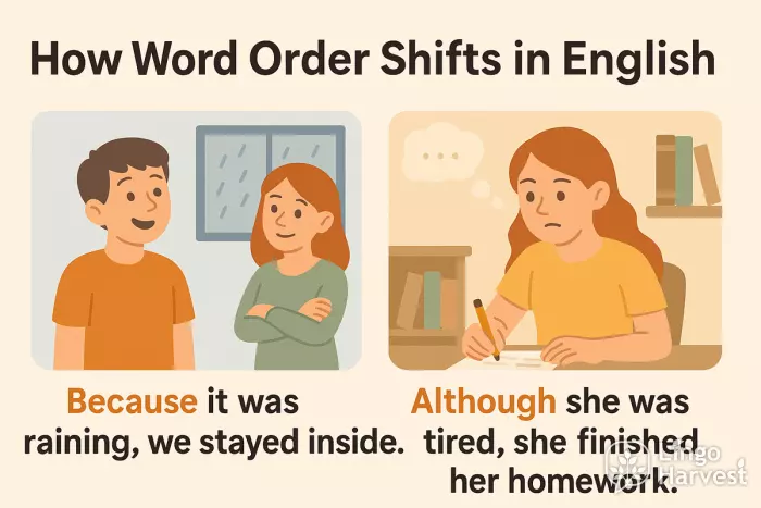 word order shifts examples