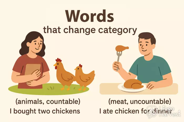 chicken countable uncountable