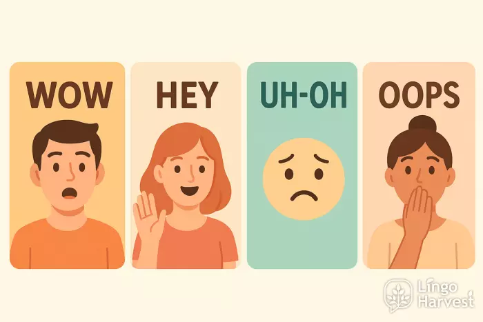 Interjections for Beginners: wow hey uh-oh oops