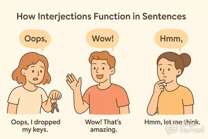 interjections oops wow hmm
